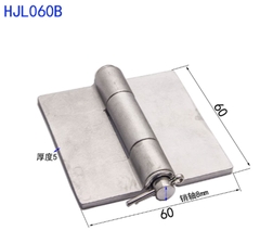 Bản lề hàn inox 304 loại nặng, không lỗ, tháo rời, tải trọng 250kg, bản dày