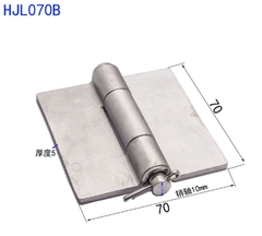 Bản lề hàn inox 304 loại nặng, không lỗ, tháo rời, tải trọng 250kg, bản dày