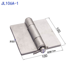 Bản lề hàn inox 304 loại nặng, không lỗ, tháo rời, tải trọng 250kg, bản dày