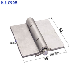 Bản lề hàn inox 304 loại nặng, không lỗ, tháo rời, tải trọng 250kg, bản dày