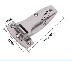 Bản lề phẳng cửa kho lạnh 1800 – inox, bản lề tủ hấp, lò nướng, máy sấy công nghiệp
