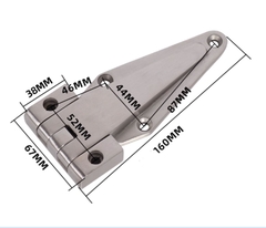 Bản lề phẳng cửa kho lạnh 1800 – inox, bản lề tủ hấp, lò nướng, máy sấy công nghiệp