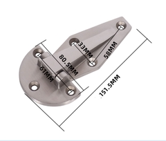 Bản lề phẳng cửa kho lạnh 1800 – inox, bản lề tủ hấp, lò nướng, máy sấy công nghiệp