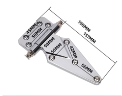 Bản lề phẳng cửa kho lạnh 1800 – inox, bản lề tủ hấp, lò nướng, máy sấy công nghiệp