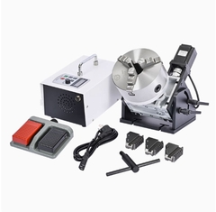 Bàn quay gắn mâm cặp định vị gá kẹp chi tiết xoay 360 độ, có thể điều chỉnh độ nghiêng các góc độ khác nhau cho máy hàn hồ quang