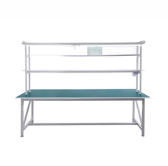 Bàn Thao Tác Chống Tĩnh Điện 2 Mặt Cho Phòng Sạch – Bàn Lắp Ráp Dây Chuyền Có Đèn