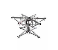 Bàn xoay 360 độ khung thép cho mâm xoay bàn ăn nhà hàng khách sạn có điều khiển từ xa