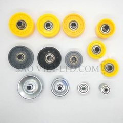 Bánh xe con lăn nhựa dây truyền lắp ráp