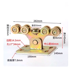 Bánh xe cửa trượt W65 dùng cho cổng trượt tự động hệ 9 bánh xe
