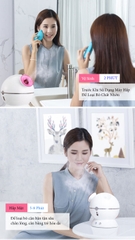 Máy xông hơi mặt ion nóng lạnh giúp trẻ hoá da cao cấp KD23313 - hàng chính hãng