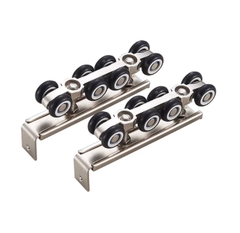 Bộ Bi treo cửa lùa cửa trượt 8 bánh treo cửa kính, cửa gỗ vận hành êm ái chịu tải 80, 160, 240kg