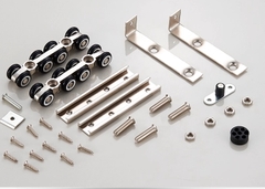 Bộ Bi treo cửa lùa cửa trượt 8 bánh treo cửa kính, cửa gỗ vận hành êm ái chịu tải 80, 160, 240kg