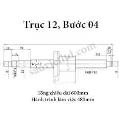 Bộ Đai Ốc Vít Me TBI Kiểu SFU1204