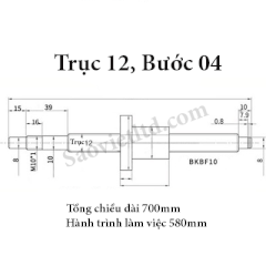 Bộ Đai Ốc Vít Me TBI Kiểu SFU1204
