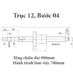Bộ Đai Ốc Vít Me TBI Kiểu SFU1204