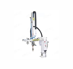 Cánh tay robot gắp sản phẩm cho máy ép nhựa – Loại treo, gắp ngang, tay đòn đôi, tự động hóa, hàng chính hãng