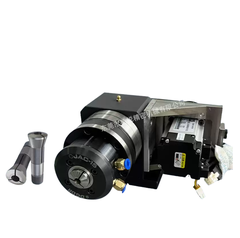 Mâm cặp quay khí nén JAC-15 với trục chính DR-25 tích hợp bộ gá mâm cặp quay khí nén