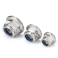 Đai Ốc Lục Giác Tự Khoá Liền Long Đen M3 M4 M5 M6 M8 M10 M12