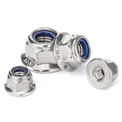 Đai Ốc Lục Giác Tự Khoá Liền Long Đen M3 M4 M5 M6 M8 M10 M12
