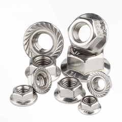 Đai Ốc Liền Long Đen Mặt Bích Chống Xoay