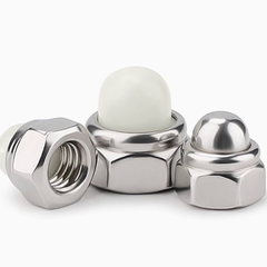 Đai ốc tự khóa bằng nylon thép không gỉ 304 DIN986