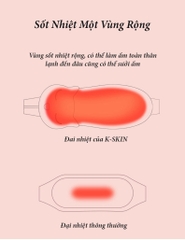Đai quấn nhiệt giảm đau bụng lạnh bụng, giữ ấm cơ thể KD886A