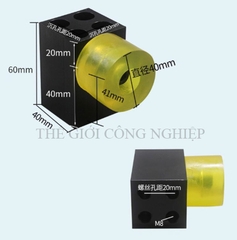 Đầu chặn giảm chấn giới hạn CNC – Khối chặn hợp kim nhôm đúc, chống va đập, giới hạn cứng cho máy điêu khắc gỗ đá