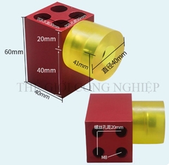 Đầu chặn giảm chấn giới hạn CNC – Khối chặn hợp kim nhôm đúc, chống va đập, giới hạn cứng cho máy điêu khắc gỗ đá
