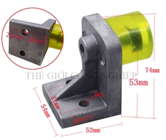 Đầu chặn giảm chấn giới hạn CNC – Khối chặn hợp kim nhôm đúc, chống va đập, giới hạn cứng cho máy điêu khắc gỗ đá