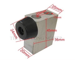 Đầu chặn giảm chấn hành trình CNC – Giới hạn hành trình máy điêu khắc, gỗ đá, chống va đập, thép chịu lực