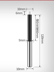 Đầu Dò Tâm Cơ Đầu Gốm CNC Phi 10 Loại 86mm/90mm/120mm / 130mm