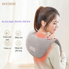 Máy massage đấm bóp thư giãn cổ vai gáy lưng eo cao cấp - hàng chính hãng
