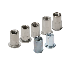 Đinh tán thép không gỉ đầu phẳng có sọc, đầu chìm, đầu vít lục giác  M3 M4 M5 M6