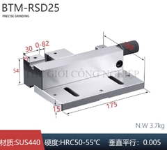 Ê-tô kẹp nghiêng inox – Ê-tô tay chính xác, đồ gá đa năng cắt dây chậm, phụ kiện gia công CNC