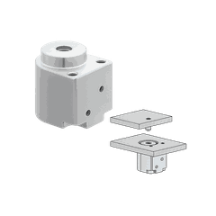 Khóa kẹp chốt côn khí nén tác động đơn/kép PPHC0621S-SUS PPHC0623D-SUS