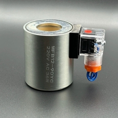 Cuộn Coil Van Điện Từ Thủy Lực MFB12-90YC / MFZ12-90YC 4WE10 Ø31.5×75mm 24V/220V 30W