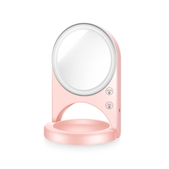 Gương trang điểm mini kèm 3 màu ánh sáng LED mô phỏng ánh sáng tự nhiên