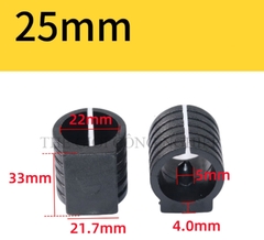 Kẹp nhựa chữ U cố định chân ghế hội nghị – Kẹp ống thép