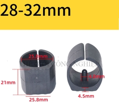Kẹp nhựa chữ U cố định chân ghế hội nghị – Kẹp ống thép