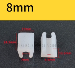 Kẹp nhựa chữ U cố định chân ghế hội nghị – Kẹp ống thép