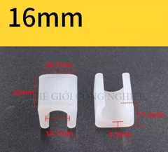 Kẹp nhựa chữ U cố định chân ghế hội nghị – Kẹp ống thép