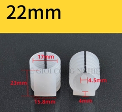 Kẹp nhựa chữ U cố định chân ghế hội nghị – Kẹp ống thép