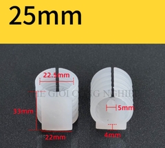 Kẹp nhựa chữ U cố định chân ghế hội nghị – Kẹp ống thép