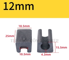 Kẹp nhựa chữ U cố định chân ghế hội nghị – Kẹp ống thép