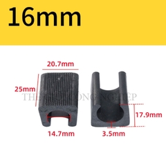 Kẹp nhựa chữ U cố định chân ghế hội nghị – Kẹp ống thép
