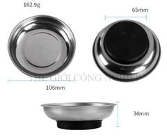 Khay từ tính đựng ốc vít inox 304 – Khay nam châm giữ linh kiện, phụ kiện điện tử, dụng cụ sửa chữa tiện lợi