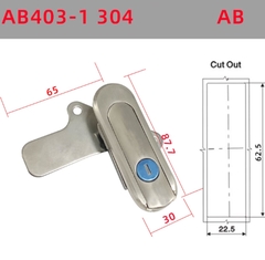 Khóa cửa tủ điện AB402, AB403 Khóa tủ điện, tủ phân phối, tủ viễn thông