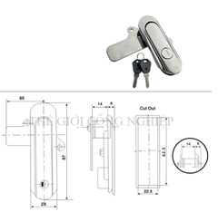 Khóa cửa tủ điện AB402, AB403 Khóa tủ điện, tủ phân phối, tủ viễn thông
