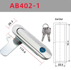 Khóa cửa tủ điện AB402, AB403 Khóa tủ điện, tủ phân phối, tủ viễn thông
