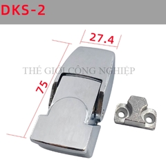 Khóa tủ điện DKS-1 / DK604-1 | Khóa chốt ẩn, khóa tủ cơ khí có chìa, màu đen mờ